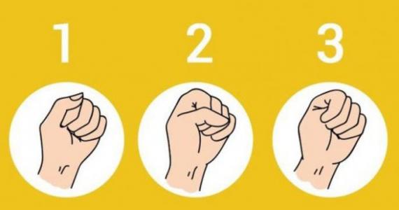 The quickest personality test: Clench your fist and find out what your biggest flaw is