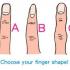 Three shapes of fingers can describe type of person you are
