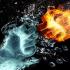 Four elements in a relationship: Fire and Earth are a stable combination, Water and Air are not the perfect togheter