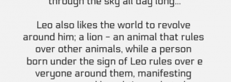 Leo Sep, 22