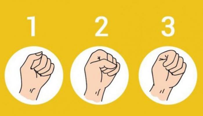 The quickest personality test: Clench your fist and find out what your biggest flaw is